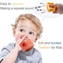 Mini Tudou Baby Blocks Soft Building Blocks Baby Toys Teethers Toy Educational Squeeze Play with Numbers Animals Shapes Textures 6 Months and Up 12PCS by TinyTreasures Baby Boutique
