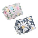 ALVABABY 2pcs Cloth Diaper Wet Dry Bags Waterproof Reusable with Two Zippered Pockets Travel Beach Pool Daycare Soiled Baby Items Yoga Gym Bag for Swimsuits or Wet Clothes L0821 by TinyTreasures Baby Boutique