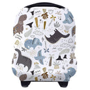 Yoofoss Nursing Cover Breastfeeding Scarf - Baby Car Seat Covers, Infant Stroller Cover, Strechy Carseat Canopy for Boys and Girls (Dinosaur) by TinyTreasures Baby Boutique