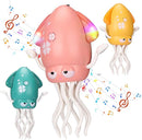Magic Electric Dancing Octopus Toy with Led Light and Music,Playful Automatic Evasion Crawling Dancing Octopus with Fishing Rod,Smart Tentacle Explorer Dancing Squid Toy Tummy Time Baby Toys,Pink by TinyTreasures Baby Boutique