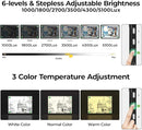 Zocelight Rechargeable A3 Light Board with Built-in Stand,Super Bright Magnetic Light Box for Tracing,Wireless Light Pad for Diamond Painting,Side Buttons,5000mAH Battery,LED Light Table for Drawing by TinyTreasures Baby Boutique