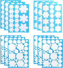 DC-BEAUTIFUL 318 Pcs Christmas Snowflakes Clings Decoration Set, White Christmas Theme Window Stickers, Winter Snow Flakes Clings Party Decal (12 Sheets) by CozyNest Decor