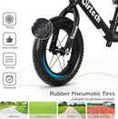 12" Balance Bike for 2, 3, 4, 5 Year Old Boys and Girls, Lightweight Nylon Frame Toddler Training Bike No Pedal Bikes for Kids with Adjustable Seat and Air Tires by TinyTreasures Baby Boutique