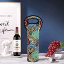 Wine Bag, Wine Carrier Tote Bag, Wine Bottle Protector, Insulated Neoprene Hand Bag, Wine Bags for Wine Bottles Gifts, Wine Bottle Holder for Travel with Secure Carry Handle (2 Pack) by TinyTreasures Baby Boutique