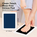 4-Pack Inkless Baby Hand and Footprint Kit - Mess Free Ink Pad for Newborn Keepsake, Dog Nose & Paw Print Kit, Clean Touch Ink Pad for Baby Hand & Footprints, Ideal New Mom Gifts (Jet/Navy, Large) by TinyTreasures Baby Boutique