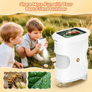 Handheld Microscope for Kids with 2" Screen, Pocket Microscope Magnifying Glass for Kids, Portable STEM Toys for Age 5 6 7 8 9 10 11 12, Photo & Video Edu Gift USB Rechargeable - White by TinyTreasures Baby Boutique