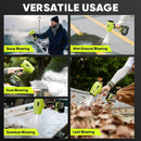 Portable Dust Cleaner, Blower Leaf Blower Cordless, Handheld Blower, Hand Blowers for Lawn Care, Patio Cleaning, 4.0Ah Battery, Charger Included (2 Battery with Storage Case) by GreenHaven Gardens