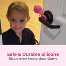 Baby Proofing Door Stopper, Door Pinch Guards Protect Child Fingers & PET Tails. Baby Safety Finger Protectors Prevent Pinch Injuries – Kids and Adults Love Whale Pinch Guard(Pink Pack of 2) by TinyTreasures Baby Boutique