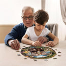 Jigfoxy Wooden Puzzles for Adults, Otter Couple Wood Puzzles Adult, Unique Animal Shape Wooden Jigsaw Puzzles for Adults, Birthday Gifts for Puzzle Lovers Family Friend (M-11 * 11.4in-193pcs) by TinyTreasures Baby Boutique