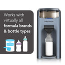 Baby Brezza New and Improved Formula Pro Advanced Formula Dispenser Machine - Automatically Mix a Warm Formula Bottle Instantly - Easily Make Bottle with Automatic Powder Blending, Slate by TinyTreasures Baby Boutique