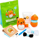 The Woobles Crochet Kit for Beginners - Easy Arts and Crafts Knitting & Crochet Animals Kit As Seen On Shark Tank - Felix The Fox by TinyTreasures Baby Boutique