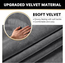 PrinceDeco Sectional Couch Covers 3 Pieces Velvet Sofa Covers L Shape Soft Couch Covers for Sectional Sofa Corner Sofa Cover Couch Cover for Dogs Washable (2 Seater + 1 Chaise,Grey) by CozyNest Decor