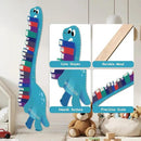 Personalized Name Growth Chart for Wall, Dinosaur Book Wooden Growth Chart Kids Height Chart, Wall Measurement for Kids, Height Chart for Wall, Growth Ruler for Toddler Playroom Decor by CozyNest Decor