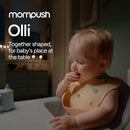 Mompush Olli 7-in-1 Convertible High Chair for Babies and Toddlers – Adjustable Height & Footrest, Dishwasher-Safe Tray, Compact Foldable Design for Easy Storage & Travel, Lightweight Yet Durable by TinyTreasures Baby Boutique