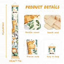Personalized Name Baby Growth Height Chart Handing Ruler Wall Decor for Kids, Animals Canvas Removable Height Growth Chart, Nursery Decor, Toddler Kid Room Decoration, Hangable by TinyTreasures Baby Boutique