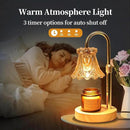 GEEZO Fragrance Candle Warmer Lamp，Electric Candle Warmer with Timer & Dimmer，Mom Christmas Birthday Gifts for Women, House Warming Gifts New Home Bedroom Decor by CozyNest Decor