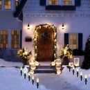 38Ft Christmas Pathway String Lights Outdoor with C9 25 Clear Christmas Pathway Marker Stakes Lights, Extendable C9 Outdoor Walkway Lights for Outside Xmas Party Holiday Backyard Commercial Decor by GreenHaven Gardens