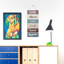 Hanging Wall Decor Sign - Welcome Vertical Wall Art Decorations, Rustic Home Accessories for Living Room, Bedroom, Family, Dining, and Kitchen, Outdoor Signs for House, Live, Laugh, Love Plaques by CozyNest Decor