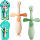 Kids Toothbrushes 2 Pack,Soft Bristle Toothbrushes for Baby 1-3 Years Old Cute Dinosaur Toothbrush for Toddlers Baby's First Training Toothbrush Anti-Strike Throat Not Easy to Shed Bristles by TinyTreasures Baby Boutique