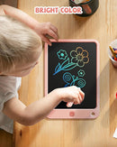 LCD Writing Tablet 10 Inch, Toys for 3 4 5 6 7 8 9 10 Year Old Boys Girls, Colorful Doodle Board Drawing Tablet, Gift for Boys Toddlers Age 3-12 Years, Memo Board, Drawing Pads with Lanyard (Pink) by TinyTreasures Baby Boutique