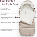 Momcozy Stroller Footmuff | Universal, Weather-Proof, Warm Stroller Bunting Bag | Extendable Winter Cover | Adjustable Buckle by TinyTreasures Baby Boutique