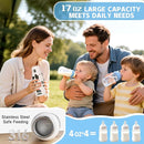 Portable Bottle Warmer for Travel,Super Fast Heating and Charging 17.5oz Large Capacity& Extended Battery Life,Bottle Warmer On The Go for Baby Essentials by TinyTreasures Baby Boutique