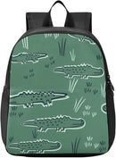 Toddler Backpack Cute Alligator Crocodile Waterproof Mini Backpack Boys/Girls Cute Small Backpack Kindergarten Pre School Bags (S) by TinyTreasures Baby Boutique