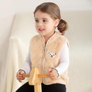 Baby Boys Girls Fleece Vest Zip Up Cute Bear Jackets Fuzzy Fall Winter Warm Clothes Newborn Outwear for Toddler Infant by TinyTreasures Baby Boutique