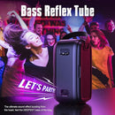 W-KING Party Loudest Portable Bluetooth Speaker Wireless Boom Box, 180W Max Big Large Outdoor Speaker 4 Drivers with 2*4.04'' Subwoofer, 80W HD Huge 105dB Pulse Natur Deep Bass, IPX5/24H/EQ/USB/TF/AUX by TinyTreasures Baby Boutique