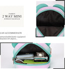 KL928 Girls Bowknot Polka Dot Cute Mini Backpack Small Daypacks Convertible Shoulder Bag Purse for Women by TinyTreasures Baby Boutique