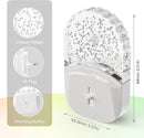 Bubble Night Light Plug in, LED Acrylic Night Light, 2 Pack, Decorative Dimmable Nightlight Dusk to Dawn Sensor, Soft 3000K Warm Nightlight for Bathroom, Hallway, Bedroom by TinyTreasures Baby Boutique