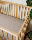 Bassinet Sheet for Baby Boy and Girl, Fitted Sheets for Rectangle, Oval, Hourglass Bassinet Mattress, Muslin Moses Basket Sheets with Neutral Style (Beige) by TinyTreasures Baby Boutique