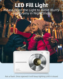 Digital Camera for Kids and Starters, FHD 1080P Point and Shoot Camera with 32GB Card 16X Zoom Anti Shake, Gift for Boys Girls Kids, White by TinyTreasures Baby Boutique