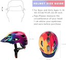 OnBros Kids Bike Helmet - Bike Helmets for 5-14 Boys or Girls with Visor, Children Bicycle Helmet for Skateboard Mountain Scooter Road Cycling, Lightweight and Adjustable 50-57CM by TinyTreasures Baby Boutique