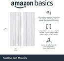 Amazon Basics Portable Blackout Curtain Shade with Suction Cups, 50"W x 78"L, 2-Pack, White by TinyTreasures Baby Boutique