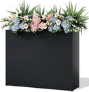 Planter Box Outdoor 38"W x 10.2"D x 30"H- Tall Rectangular Planters for Outdoor Patio/Porch, All-Weather with Anti-dumping Kit, Durable Galvanized Steel, Modern Design for Plants, Flower,Garden by CozyNest Decor