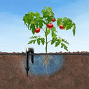 Spike 4-Pack - Deep Underground Dripper, Tree & Plant Root Watering Drip Irrigation & Fertilizer Stake (1/2" Female NPT Compatible with All Connectors, Water Hose, Drip & PVC) by GreenHaven Gardens