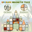 3D Magnetic Tiles, STEM Learning and Encourage Imaginative Play Magnetic Blocks, Preschool Puzzle Toys with Dinosaur, Gift for Boys and Girls 3 4 5 6 7 8 Years+ by TinyTreasures Baby Boutique