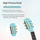 ADM Beginner Acoustic Classical Guitar 36 Inch Nylon Strings Wooden Guitar Bundle Kit for Kid Boy Girl Student Youth Guitarra Online Lessons with Gig Bag, Strap, Tuner, Strings, Picks, Socal Green by TinyTreasures Baby Boutique