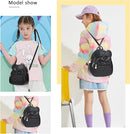 KL928 Girls Bowknot Polka Dot Cute Mini Backpack Small Daypacks Convertible Shoulder Bag Purse for Women by TinyTreasures Baby Boutique