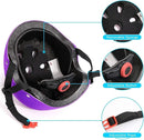 Adjustable Helmet for Ages 3-16 Kids Toddler Boys Girls Youth,Protective Gear with Elbow Knee Wrist Pads for Multi-Sports Skateboarding Bike Riding Scooter Inline skatings Longboard Roller Skate by TinyTreasures Baby Boutique