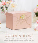 Jewelry Box with Lock for Girls: Jewelry Organizer for Dresser - 3-Drawer Earrings Storage Girls Women Gift (Peach Pink) by TinyTreasures Baby Boutique