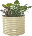 Vego garden 32" Tall 42" Round Raised Garden Bed Raised Bed Planter Box for Vegetables Flowers Patio-Pearl White by GreenHaven Gardens