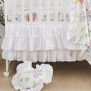 Brandream Gilrs Floral Bedding Boho Baby Bedding Watercolor Farmhouse Nursery Crib Blanket Set 3 Piece, Fitted Sheet, Skirt by TinyTreasures Baby Boutique