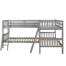 L Shaped Bunk Bed With Ladder by Unique Piece Furniture
