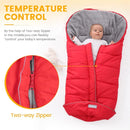 Orzbow Warm Bunting Bag Universal,Stroller Sleeping Bag Cold Weather,Waterproof Toddler Footmuff(Red,Large) by TinyTreasures Baby Boutique