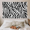 HZOHNAGO Zebra Print Tapestry Nature Wild Animals Black and White Stripe Printed Wall Tapestry Painting Wall Hanging for Bedroom Living Room Dorm 60" W x 40" H by CozyNest Decor