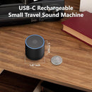 Portable Sound Machine Mini White Noise Machine with 30 Soothing Sounds for Newborn Kids Adults Rechargeable Sleep Brown Noise Machine with 4 Timers Memory Function for Travel Camping Home and Office by TinyTreasures Baby Boutique