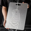 Titanium Cutting Board, New Titanium Cutting Board, Top, 100% Pure Titanium Cutting Boards for Kitchen, Healthy Premium Dual-Sided Chopping Board for Fruit, Meat, Vegetable. (Medium - 14" x 10") by CozyNest Decor