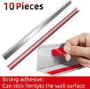Stainless Steel Corner Guards 10 PCS Wall Corner Protector, 1 x 1 x 48 Inch Metal Corner Protectors for Walls, Silver by TinyTreasures Baby Boutique